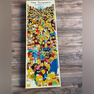 Vintage 90’s Simpsons Springfield Cast Original Art Matt groening Futurama
